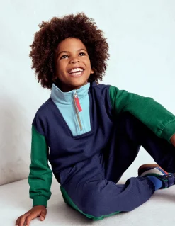 Sweat partiellement zippé