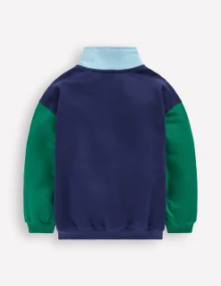 Sweat partiellement zippé