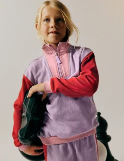 Sweat partiellement zippé