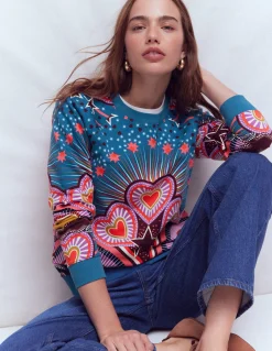 Sweat Rosa à imprimé