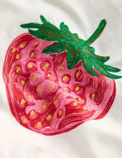 Top à manches bouffantes et super surpiqûres