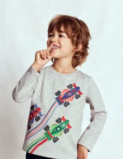 Top à manches longues et super surpiqûres