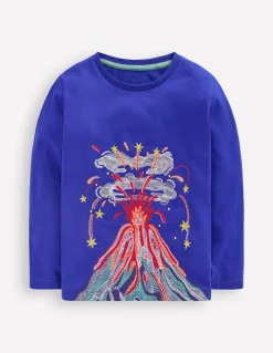 Top à manches longues et super surpiqûres