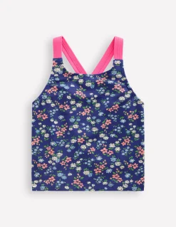 Top de tankini croisé dans le dos