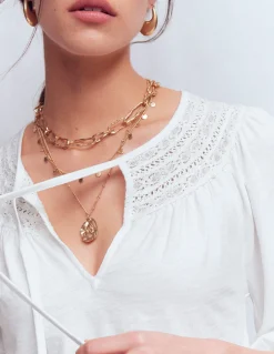 Top Edi à détails dentelle