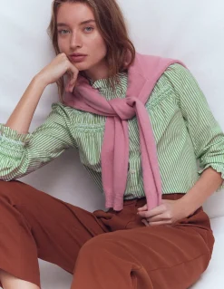 Top Esme à smocks et volants