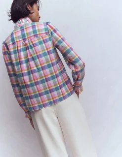 Top Esme à smocks et volants