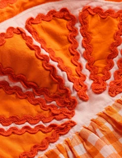 Top fantaisie à bretelles