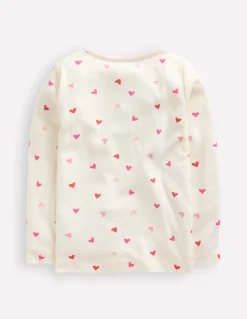 Top manches longues en pointelle