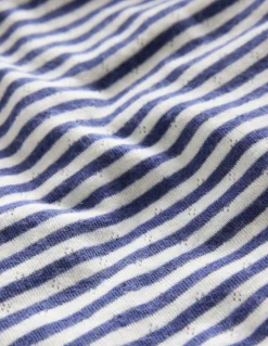 Top manches longues en pointelle