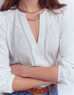 Top Poppy à manches longues