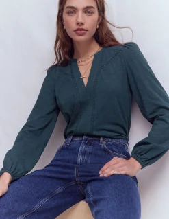 Top Poppy à manches longues