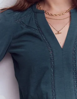 Top Poppy à manches longues