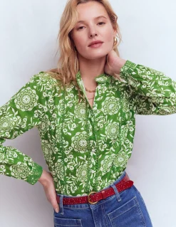 Top Rhea en coton à détails intégrés