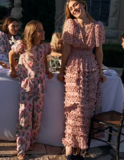 Top tissé à manches bouffantes