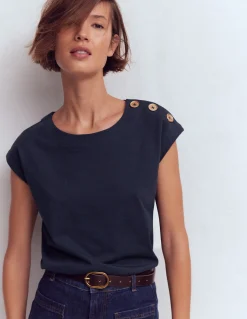 T-shirt à boutons