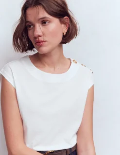 T-shirt à boutons