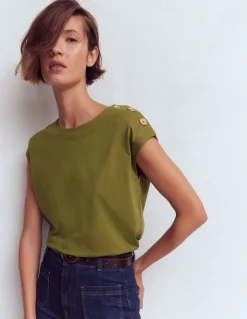 T-shirt à boutons