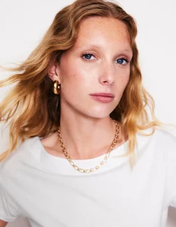 T-shirt à col bateau ultra-doux