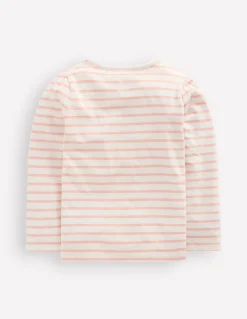 T-shirt à manches bouffantes et appliqué