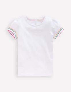 T-shirt à manches bouffantes