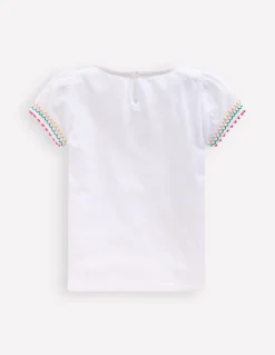 T-shirt à manches bouffantes