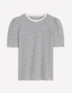 T-shirt à manches plissées