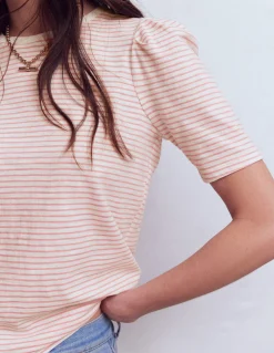 T-shirt à manches plissées