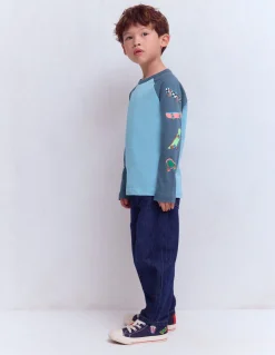 T-shirt à manches raglan imprimées