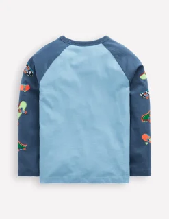 T-shirt à manches raglan imprimées