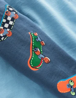 T-shirt à manches raglan imprimées