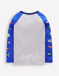 T-shirt à manches raglan imprimées