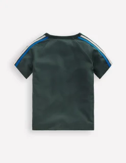 T-shirt à manches raglan motif arc-en-ciel