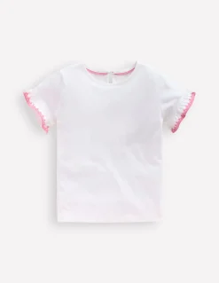 T-shirt à manches volantées