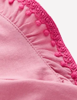 T-shirt à manches volantées