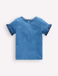 T-shirt à manches volantées