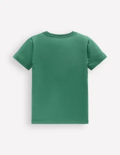 T-shirt à surpiqûres linéaires