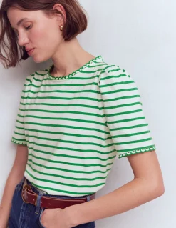 T-shirt Ali festonné