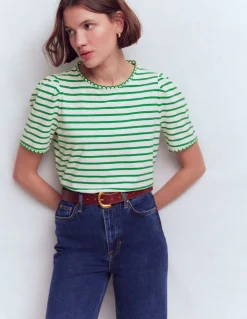 T-shirt Ali festonné