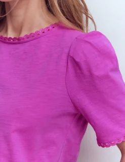 T-shirt Ali festonné