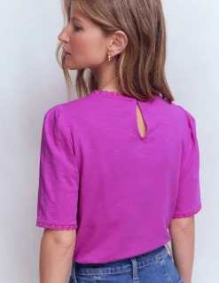 T-shirt Ali festonné