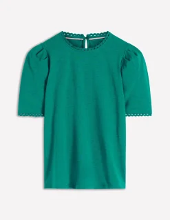 T-shirt Ali festonné