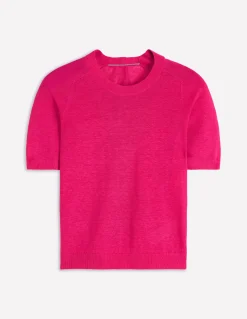 T-shirt boutonné Agnes en lin