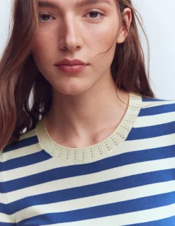 T-shirt col rond Emilia en coton