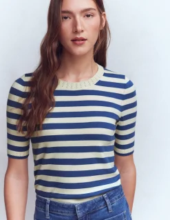 T-shirt col rond Emilia en coton