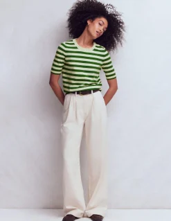 T-shirt col rond Emilia en coton