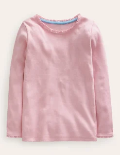 T-shirt côtelé à manches longues