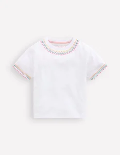 T-shirt décontracté brodé