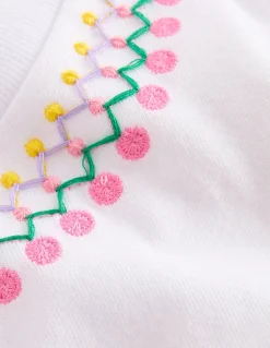 T-shirt décontracté brodé