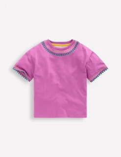 T-shirt décontracté brodé